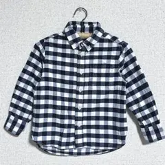無印良品 ネルシャツ チェック柄 長袖 110