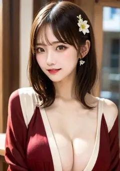 250【AI美女ポスターA4サイズ】超高画質/超高品質/セクシー/コスプレ