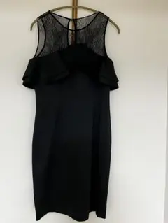 AMBIENT フリルタイトドレス