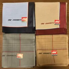 JOHN WEITZ ハンカチ 4枚セット