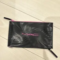 MAC 渦巻き模様ポーチ 黒/ピンクのサムネイル