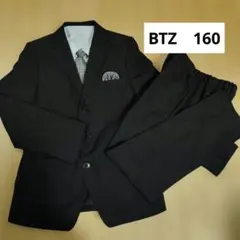 卒業式 男の子 BTZ TOKYOスーツ5点セット 黒 160