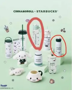 海外限定】スタバ×シナモロール 特大ウォーターボトル 箱付 サンリオ