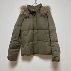 新品未使用❣️INGNI ダウンジャケットフード付きオリーブグリーン