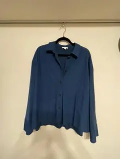 COS 素材切り替えシャツ　Lサイズのサムネイル