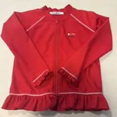 ファミリア　ラッシュガード　110 赤　りんご