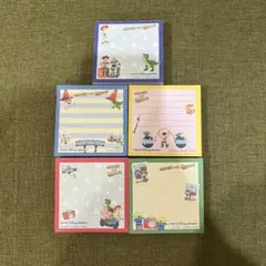 東京ディズニーリゾート トイストーリー　メモ用紙 5種セット