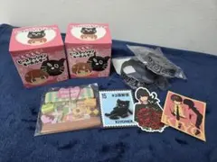 キヨの東キヨドーム キヨ猫 キーホルダー ステッカー ラバーバンド (セットA)