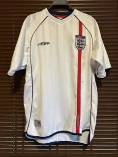 イングランド代表 7番BECKHAM 02日韓W杯 ユニフォーム Mサイズ - メルカリ