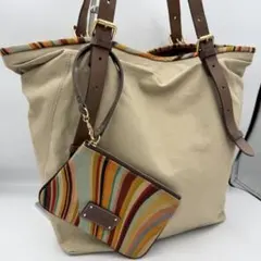 Paul Smith バック ハンド トートバッグ　ポーチ付き