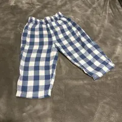 【オーガニックズー】ギンガムチェックズボン　3Y-4Y