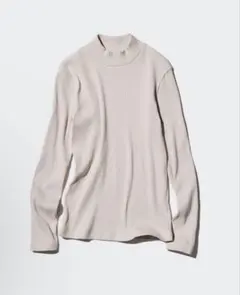 UNIQLO ユニクロ リブハイネックT Mサイズ