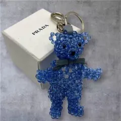 PRADA プラダ ベア くま キーホルダー リボン ギャランティカード 箱付き