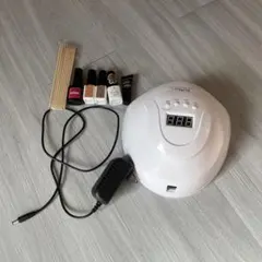 ジェルネイルランプ、ネイル6本、おまけ付きセット