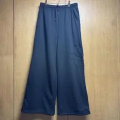 ブラックワイドパンツ Lサイズ