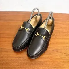 美品 GUCCI ヴィンテージ ホースビットローファー 黒 42E - メルカリ