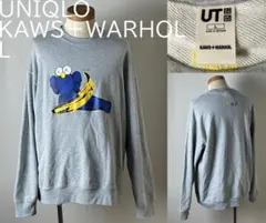 ★【美品】ユニクロ UT × KAWS カウズ 名作 コラボ スウェット L