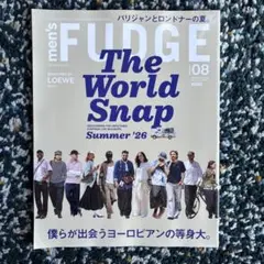 men's FUDGE 2026年8月号