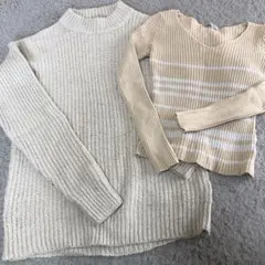 ニット×ニットワンピ♡2点セット