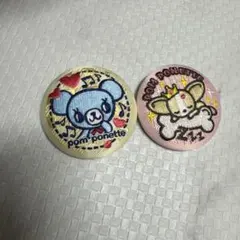 ナルミヤキャラクターズ　刺繍缶バッジビスケット