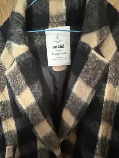 snidel チェック柄 テーラードジャケット F