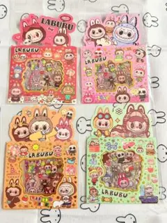 LABUBU ラブブ キャラクターシール 4パック