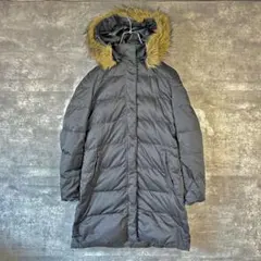UNIQLO ユニクロ　ファーフード付き　ダウンコート　ウエストベルト欠品