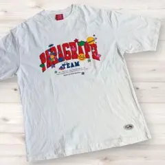 Paragraph パラグラフ TEAM バックプリントTシャツ L 白 韓国のサムネイル