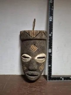 バウレ族 ゴリマスク 赤色 アフリカ仮面 民族美術 2025年最新