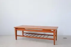 英国アンティークチーク古木コーヒーテーブル/木製机/ローテーブル(94-224)のサムネイル