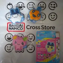 たまごっち　ぬいピン　ぷっくりかわいいアップリケバッジ　みみっちふらわっちめめっ