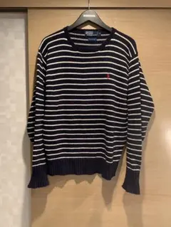 90s Polo by Ralph Lauren ラルフローレン ボーダーニット