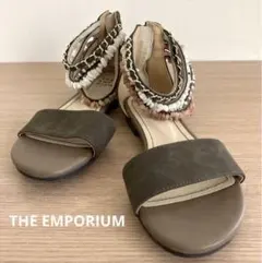 THE EMPORIUM ジエンポリアム ウェッジソール サンダル　サイズSのサムネイル