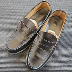 HARUTA(ハルタ) 黒 レザー ローファー 学生必須　美品