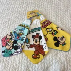 ミッキー ループ付きタオル 3枚セット　ディズニー　ミニー