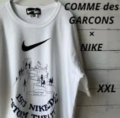 【XXLサイズ】コムデギャルソン×NIKEコラボtシャツ 【白】入手困難