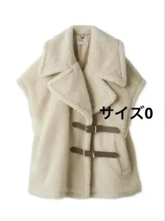 【完売品】FRAY I.D フレイアイディー ECOPELボアポンチョ　ジレ