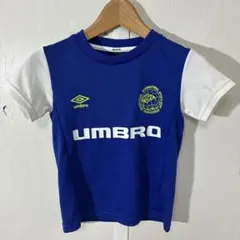 【 3044番】UMBRO キッズ Tシャツ ブルー ホワイト 120cmのサムネイル