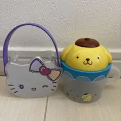 【美品】サンリオ　キティちゃん小物入れ　ポムポムプリン