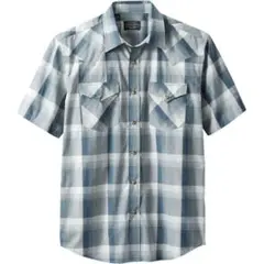 【格安】 Pendleton 半袖シャツ ウエスタン タータンチェック柄 Lのサムネイル