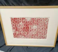 具体美術、上前智祐、無題、シルクスクリーン　本人サインあり