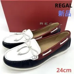 〈新品〉REGAL リーガル【24cm】デッキ風シューズのサムネイル