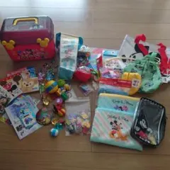 ミッキー・ダッフィー・トイ・ストーリー グッズセットステッカー メモ帳 ポーチ