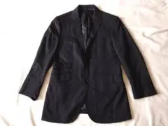 バーバリー Black Label ノバチェック 黒ストライプジャケット３６Rのサムネイル