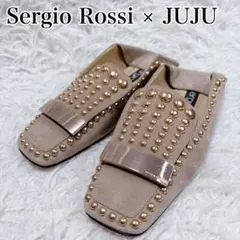 SergioRossi × JUJU セルジオロッシ sr1 スタッズミュールのサムネイル