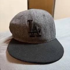 ニューエラ59FIFTY ベースボールキャップ 7 1/4 グレー/ブラック