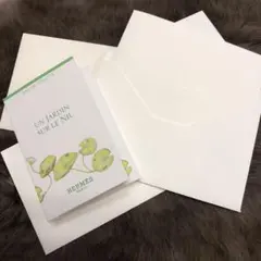 エルメス  無地カード３枚　ナイルの庭オードトワレサンプル