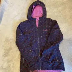 Columbia ドット柄 フード付きジャケット