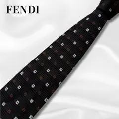 FENDI フェンディ ネクタイ シルクネクタイ モンスター バグズアイ