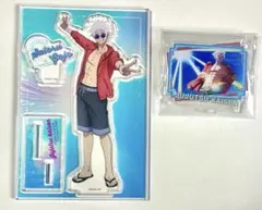 呪術廻戦　アクリルスタンド アクリルキーホルダー￼ めんそーれ 五条悟